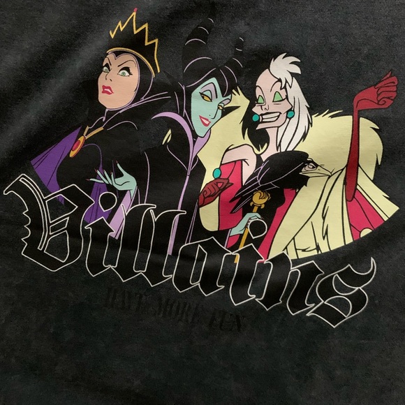 -Disney Tshirt Villains Cruella Maleficent Stradivarius Size M - Picture 9 of 9